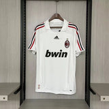AC Milan 2007/08 Vintage Retro White Away Jersey