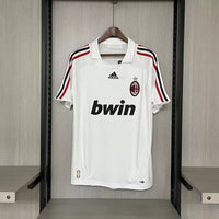 AC Milan 2007/08 Vintage Retro White Away Jersey