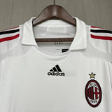 AC Milan 2007/08 Vintage Retro White Away Jersey