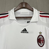 AC Milan 2007/08 Vintage Retro White Away Jersey