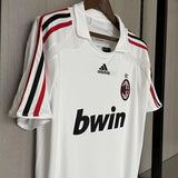 AC Milan 2007/08 Vintage Retro White Away Jersey