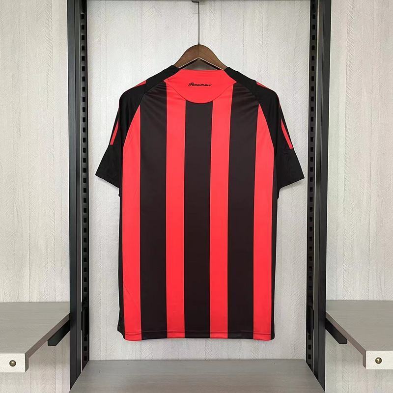 AC Milan 2008/09 Vintage Retro Red/Black Home Jersey