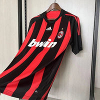 AC Milan 2008/09 Vintage Retro Red/Black Home Jersey