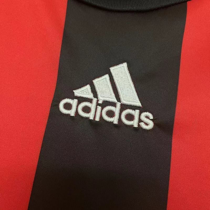 AC Milan 2008/09 Vintage Retro Red/Black Home Jersey