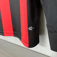 AC Milan 2008/09 Vintage Retro Red/Black Home Long Sleeve Jersey