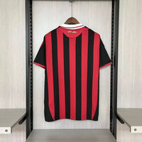 AC Milan 2009/10 Vintage Retro Red/Black Home Jersey