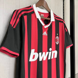 AC Milan 2009/10 Vintage Retro Red/Black Home Jersey