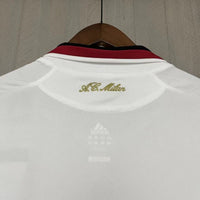 AC Milan 2009/10 Vintage Retro White Away Jersey