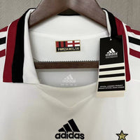 AC Milan 2009/10 Vintage Retro White Away Jersey