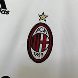 AC Milan 2009/10 Vintage Retro White Away Jersey