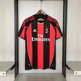 AC Milan 2010/11 Vintage Retro Red/Black Home Jersey