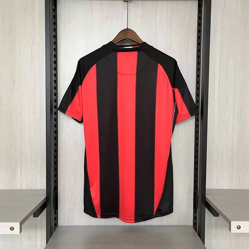 AC Milan 2010/11 Vintage Retro Red/Black Home Jersey