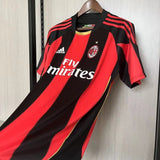 AC Milan 2010/11 Vintage Retro Red/Black Home Jersey