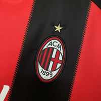 AC Milan 2010/11 Vintage Retro Red/Black Home Long Sleeve Jersey