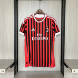 AC Milan 2011/12 Vintage Retro Red/Black Home Jersey