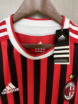 AC Milan 2011/12 Vintage Retro Red/Black Home Jersey