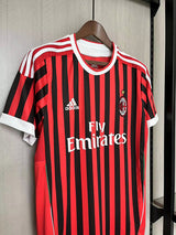 AC Milan 2011/12 Vintage Retro Red/Black Home Jersey