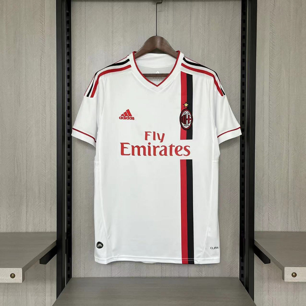 AC Milan 2011/12 Vintage Retro White Away Jersey