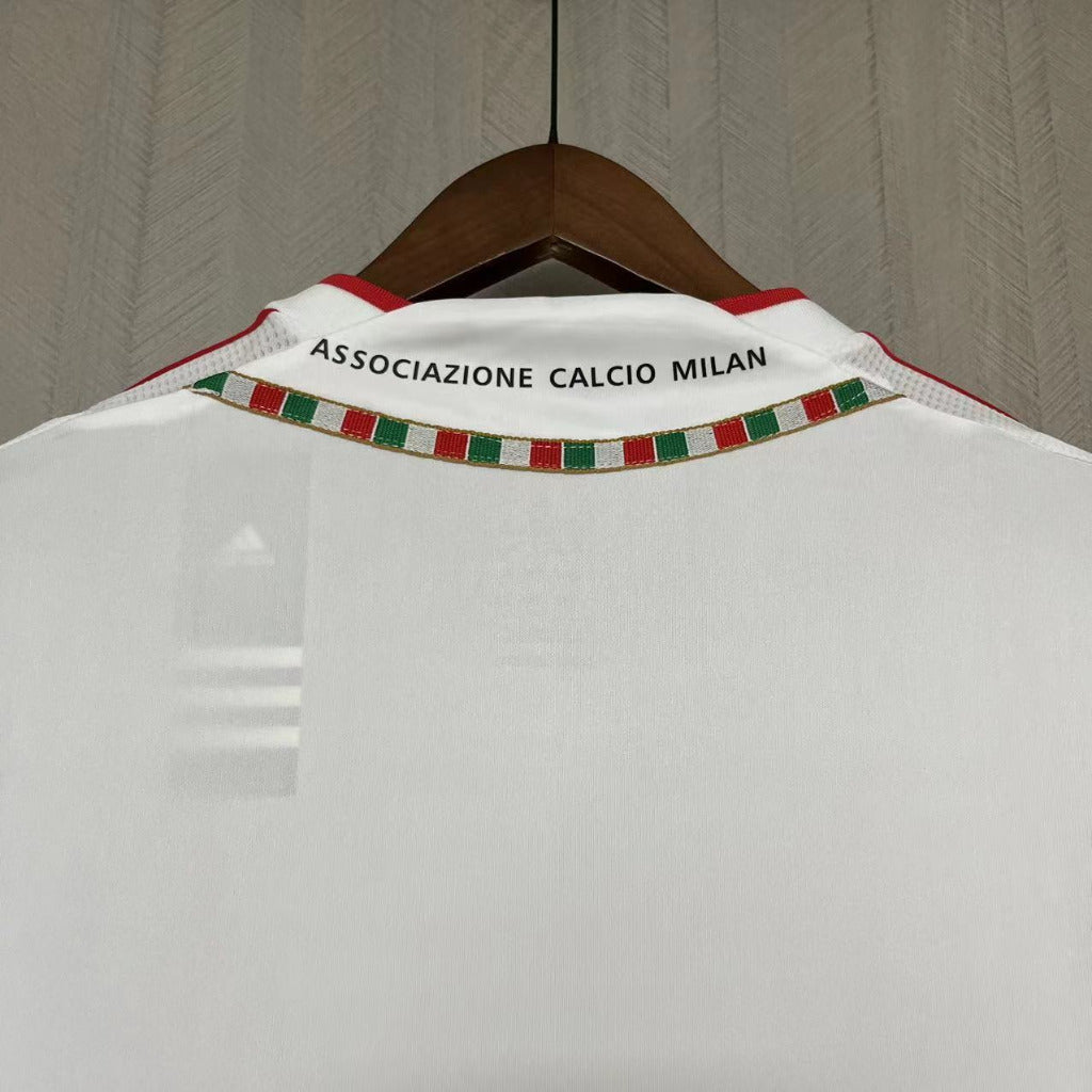 AC Milan 2011/12 Vintage Retro White Away Jersey