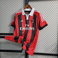 AC Milan 2012/13 Vintage Retro Red/Black Home Jersey