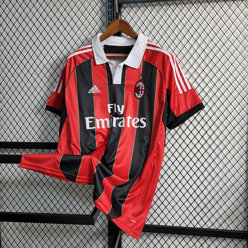AC Milan 2012/13 Vintage Retro Red/Black Home Jersey