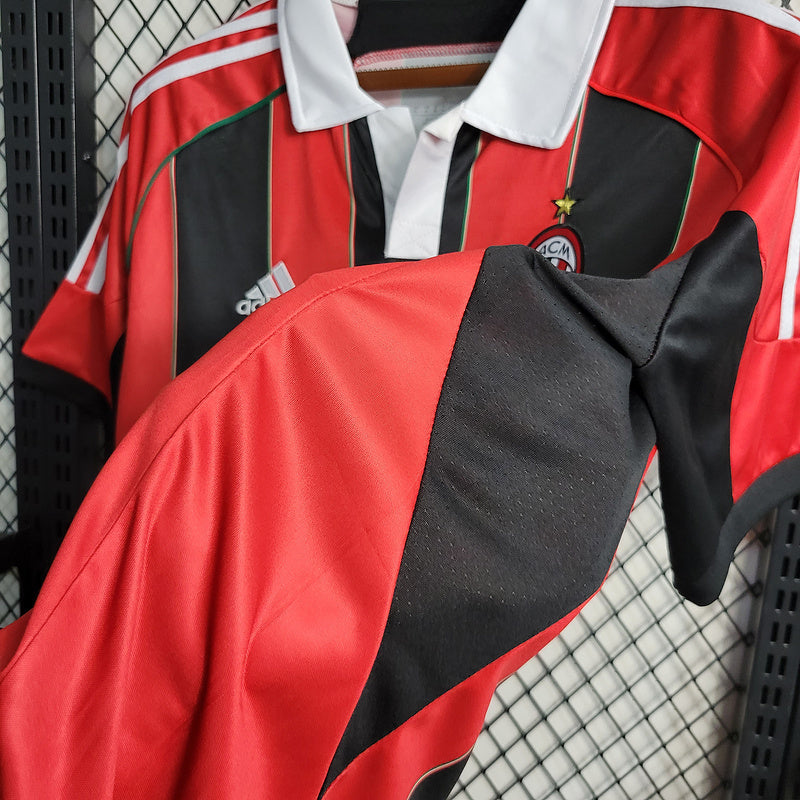 AC Milan 2012/13 Vintage Retro Red/Black Home Jersey