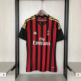 AC Milan 2013/14 Vintage Retro  Red/Black Home Jersey