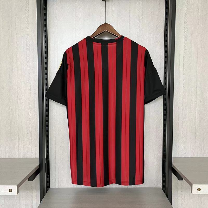 AC Milan 2013/14 Vintage Retro  Red/Black Home Jersey