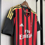 AC Milan 2013/14 Vintage Retro  Red/Black Home Jersey
