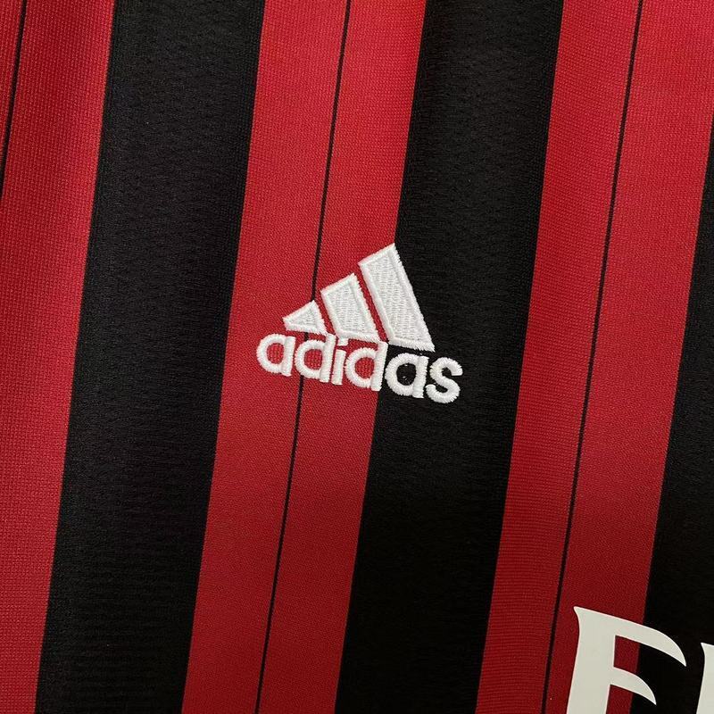 AC Milan 2013/14 Vintage Retro  Red/Black Home Jersey