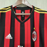 AC Milan 2013/14 Vintage Retro  Red/Black Home Jersey