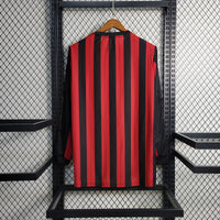 AC Milan 2013/14 Vintage Retro Red/Black Home Long Sleeve Jersey