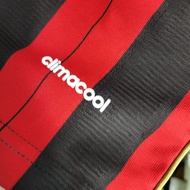 AC Milan 2013/14 Vintage Retro Red/Black Home Long Sleeve Jersey