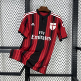 AC Milan 2014/15 Vintage Retro Red/Black Home Jersey