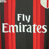 AC Milan 2014/15 Vintage Retro Red/Black Home Jersey