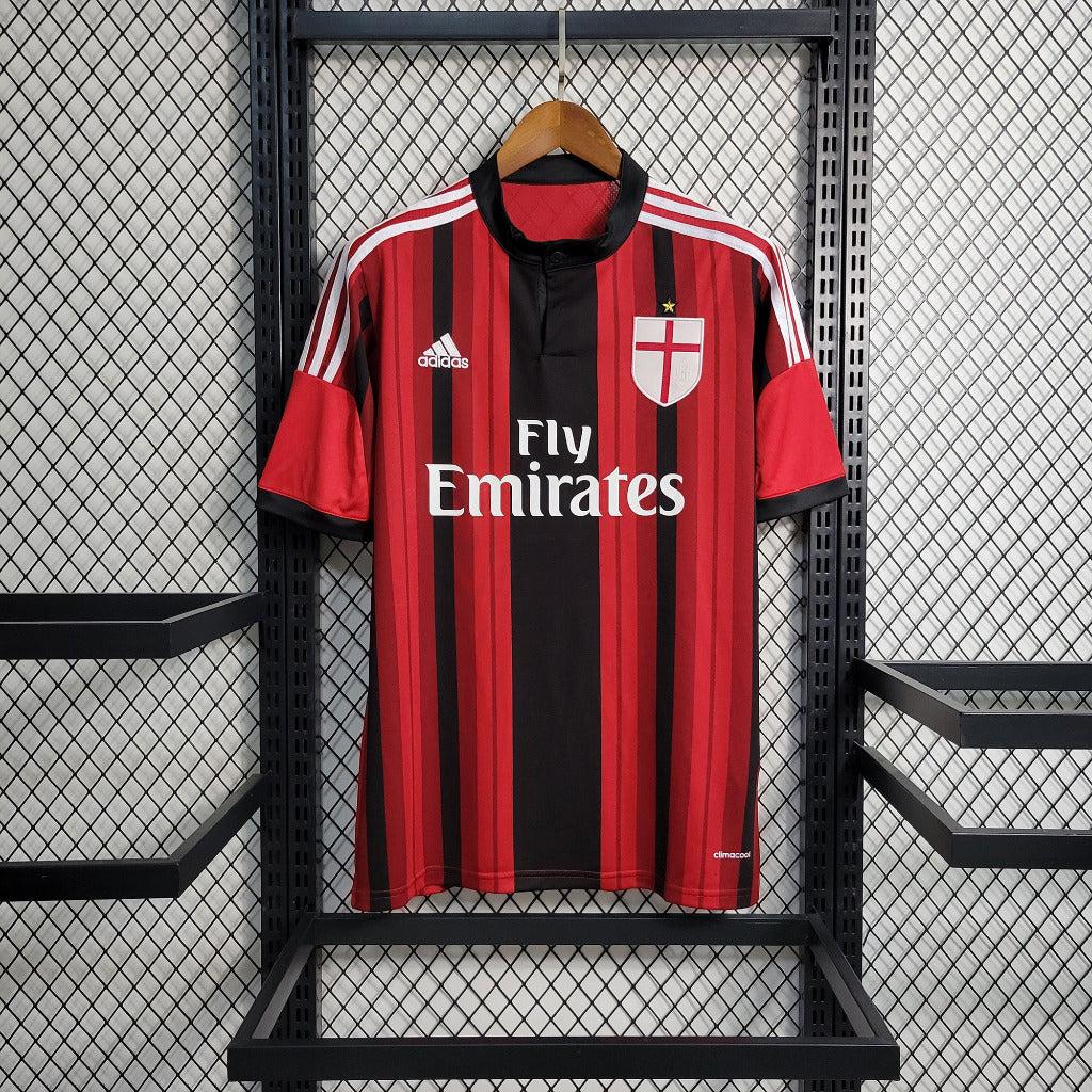 AC Milan 2014/15 Vintage Retro Red/Black Home Jersey