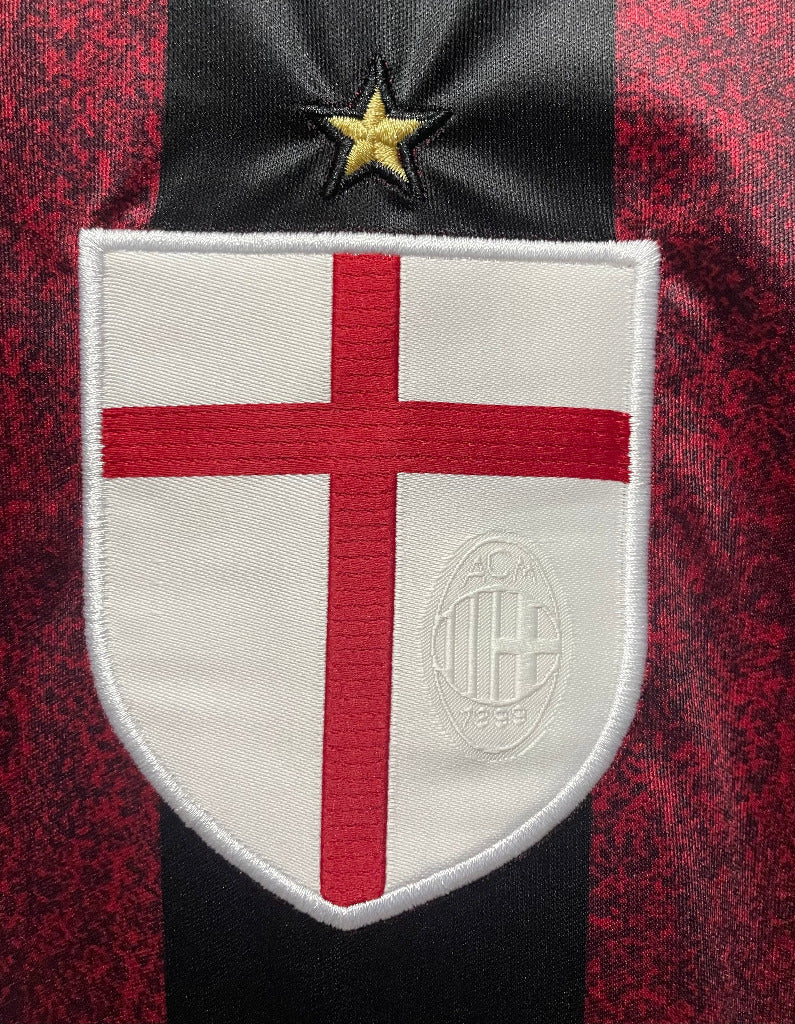 AC Milan 2015/16 Retro Red/Black Home Jersey