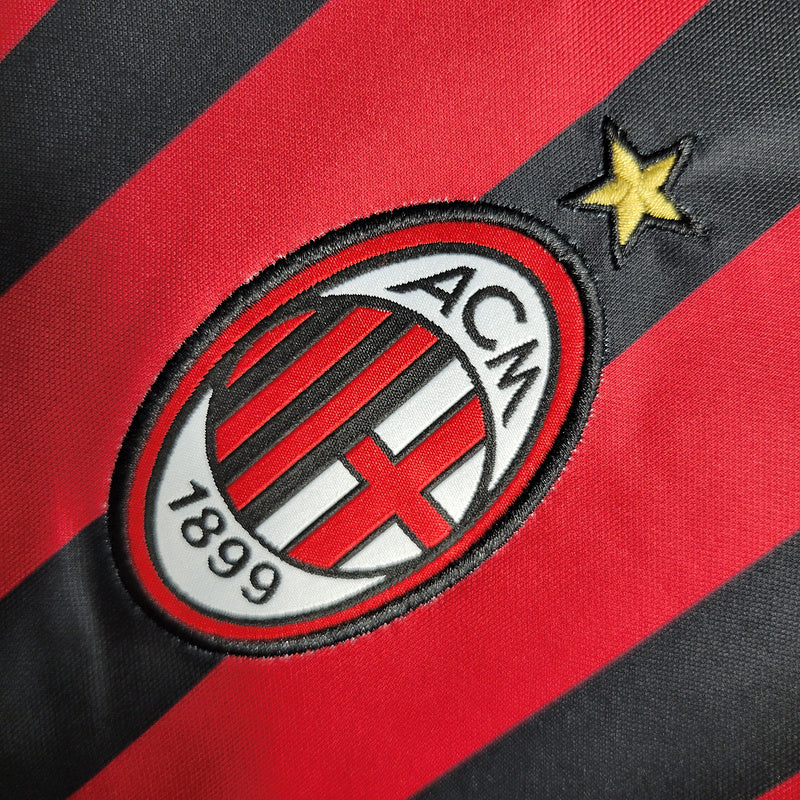 AC Milan 2016/17 Vintage Retro Red/Black Home Jersey