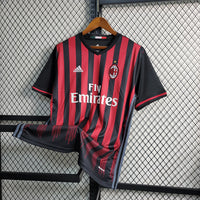 AC Milan 2016/17 Vintage Retro Red/Black Home Jersey