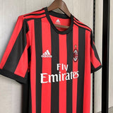 AC Milan 2017/18 Vintage Retro Red/Black Home Jersey
