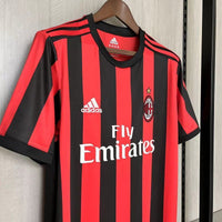 AC Milan 2017/18 Vintage Retro Red/Black Home Jersey