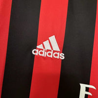 AC Milan 2017/18 Vintage Retro Red/Black Home Jersey