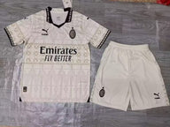 AC Milan 2023/24 Fourth Away Kids White Jersey Set