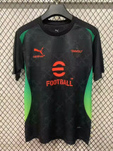 AC Milan 25/26 Black/Green Pre-Match Training Jersey