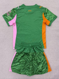 AC Milan 25/26 Goalkeeper Kids Green Jersey Set