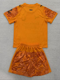 AC Milan 25/26 Goalkeeper Kids Orange Jersey Set