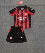 AC Milan 25/26 Home Kids Jersey Set