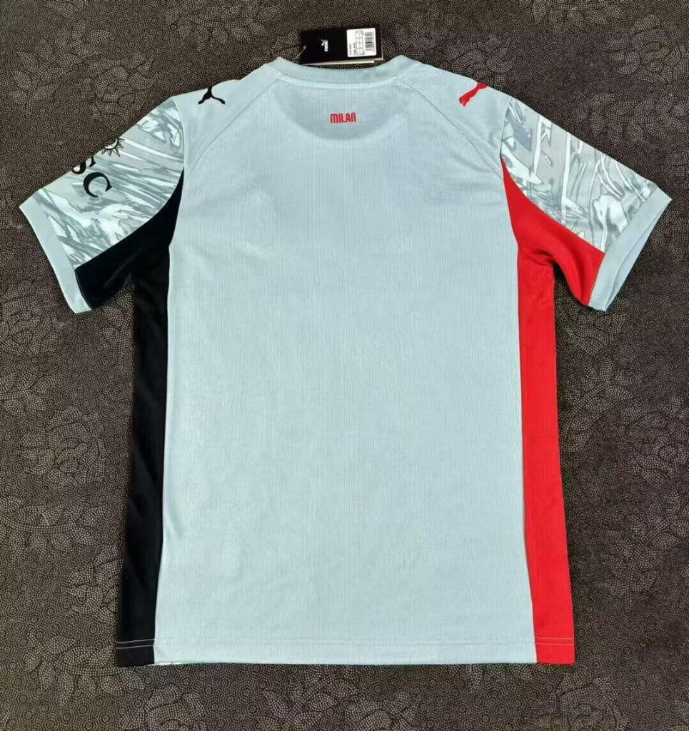 AC Milan 25/26 Light Blue/Red/Black Goalkeeper Jersey