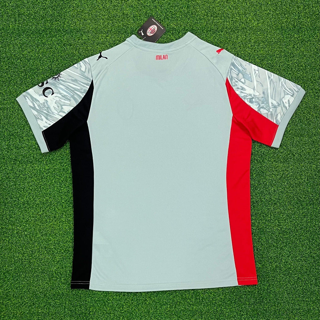 AC Milan 25/26 Light Blue/Red/Black Goalkeeper Jersey