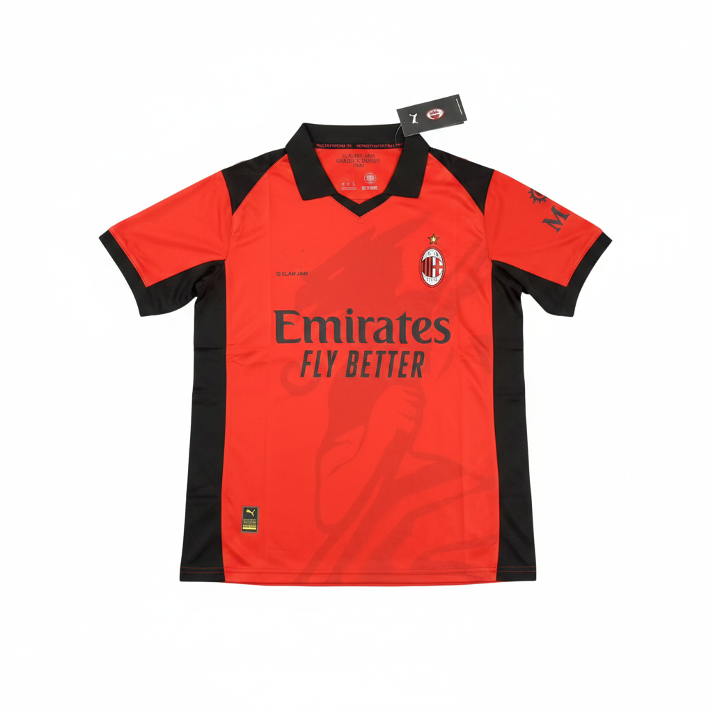 AC Milan 25/26 Red/Black Fourth Goalkeeper Jersey